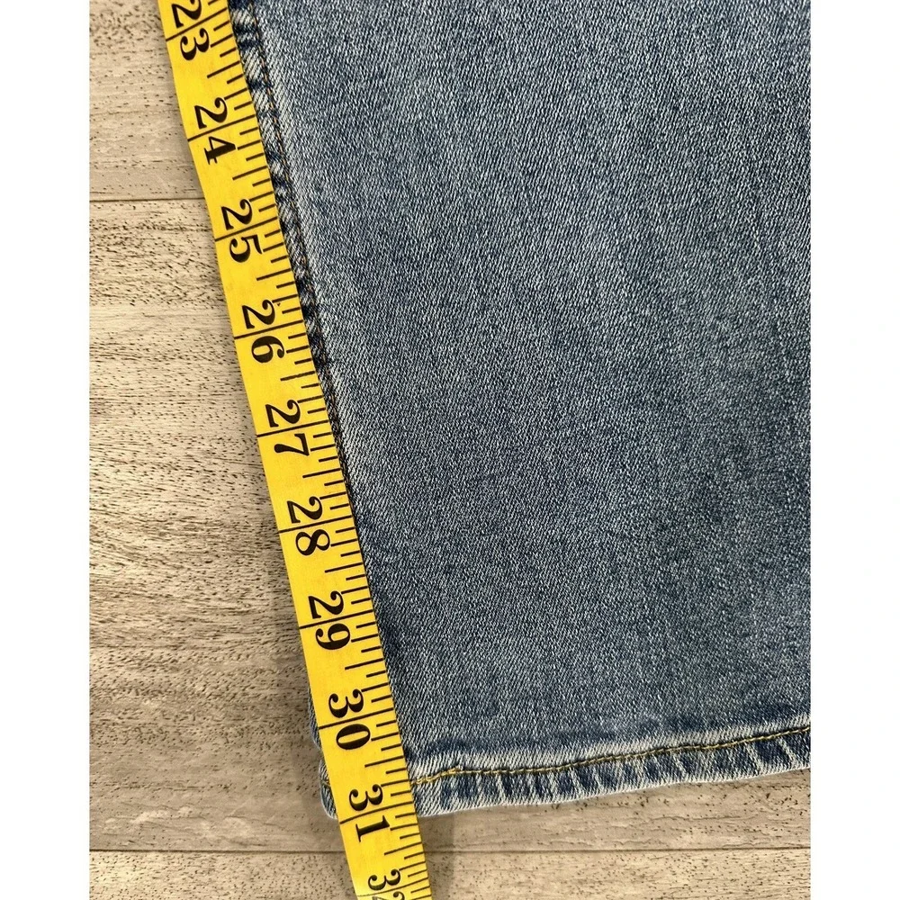 Hollister Mens Skinny Jean size 34x31 light wash mid rise stretch cotton blend